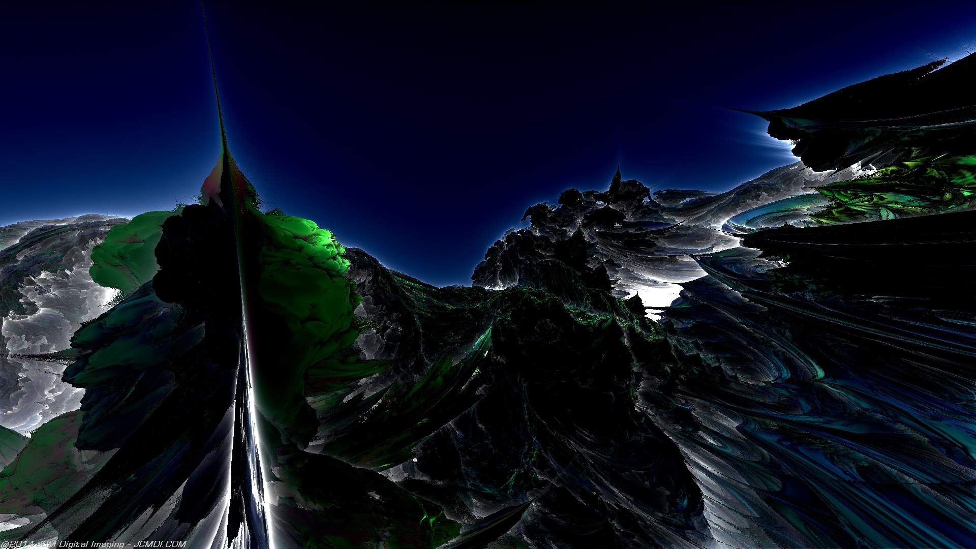 Fractal Asteroid Animation still image (JCMDI.COM)